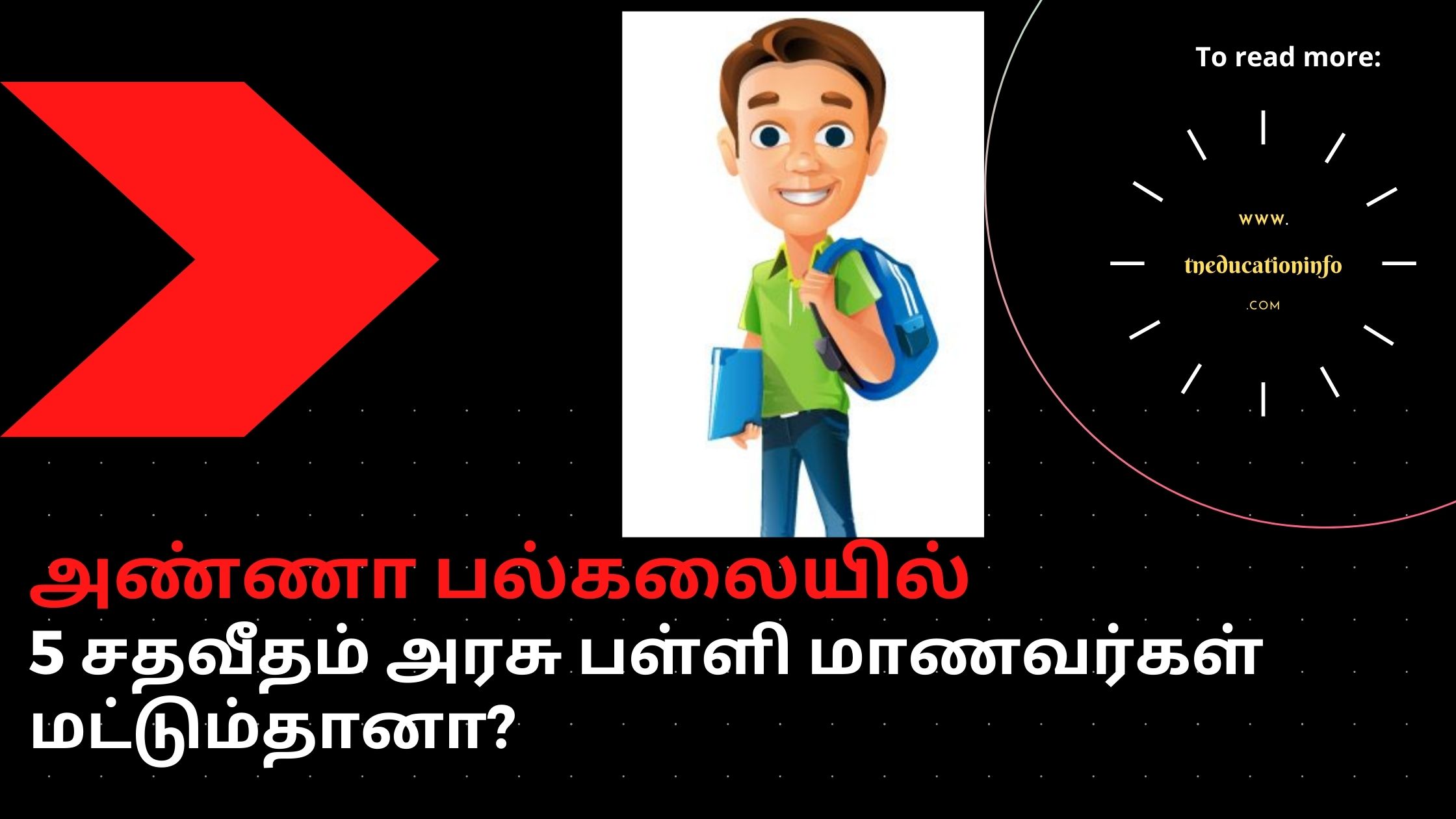 அண்ணா பல்கலையில் ( Anna University) வெறும் 5 சதவீதம் அரசு பள்ளி மாணவர்கள் -  அதிர்ச்சி தகவல்